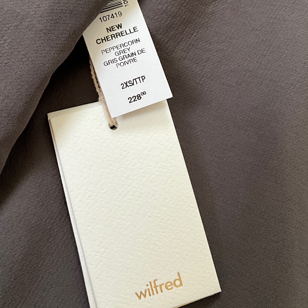 NWT ARITZIA Wilfred New Cherrelle Blazer XXS Gray - Picture 3 of 12